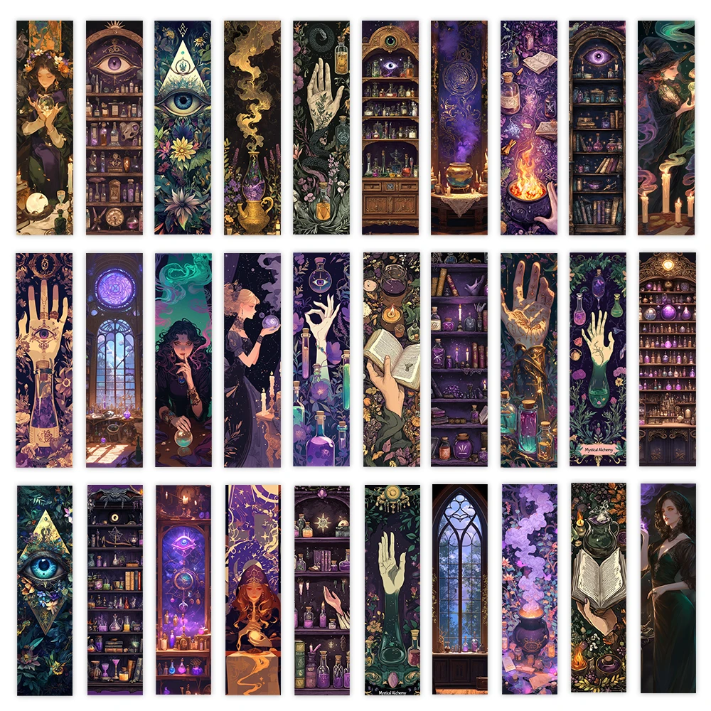 32 pièces, signets fantastiques, Saison de rentrée scolaire, Noël, Halloween, Journée des enseignants, Convient aux lecteurs et aux cadeaux d'anniversaire.