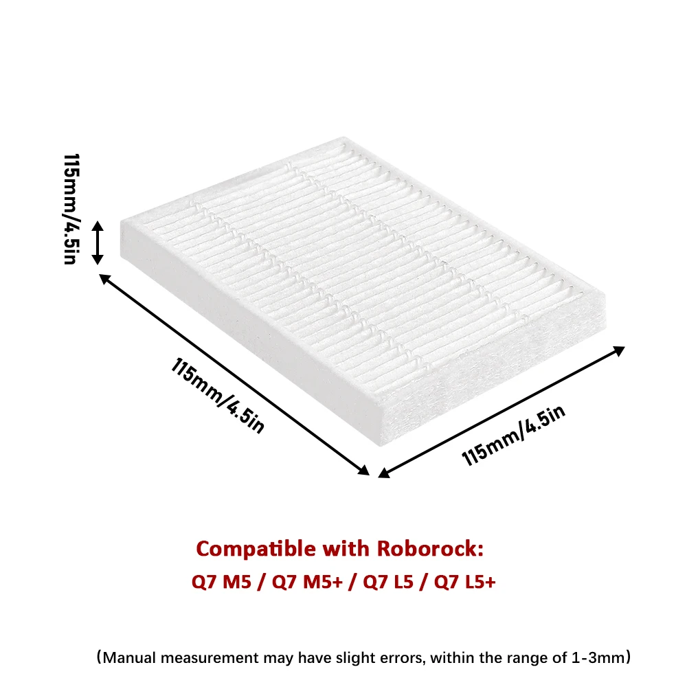 For Roborock Q7 TF TF+ Q7T+ Q7B Q7 L5 L5+ Q7 M5 M5+ Main Side Brush Mop Pads HEPA Filter Robot Vacuum Cleaner Accessories