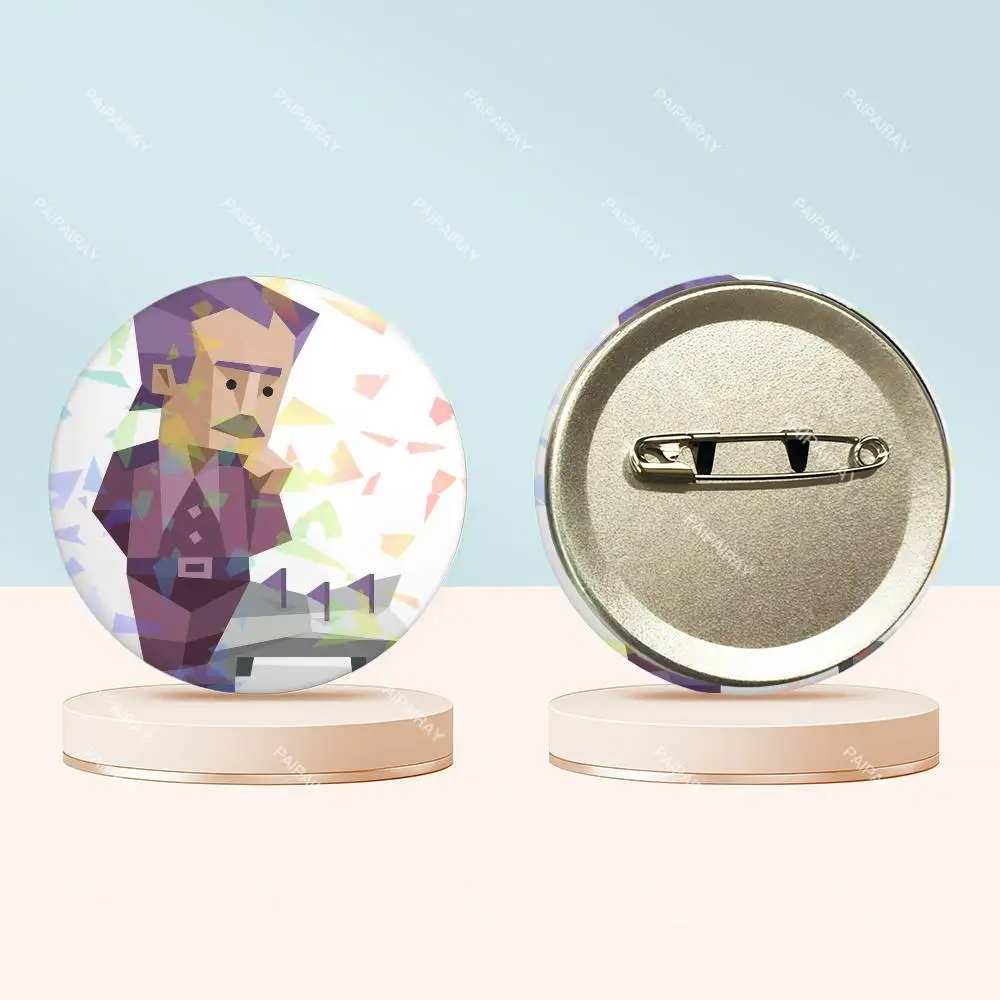 ZZ MBTI 16 أنواع الشخصية شارة مستديرة دبابيس التلبيب لحقائب الظهر حقيبة الليزر بروش الملابس الهدايا #6