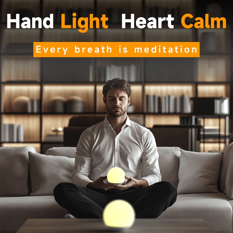 Portable Silicone White Noise Machine Rechargeable Sleep Noise Machine RGB Dimmable Night Light Wireless Speaker