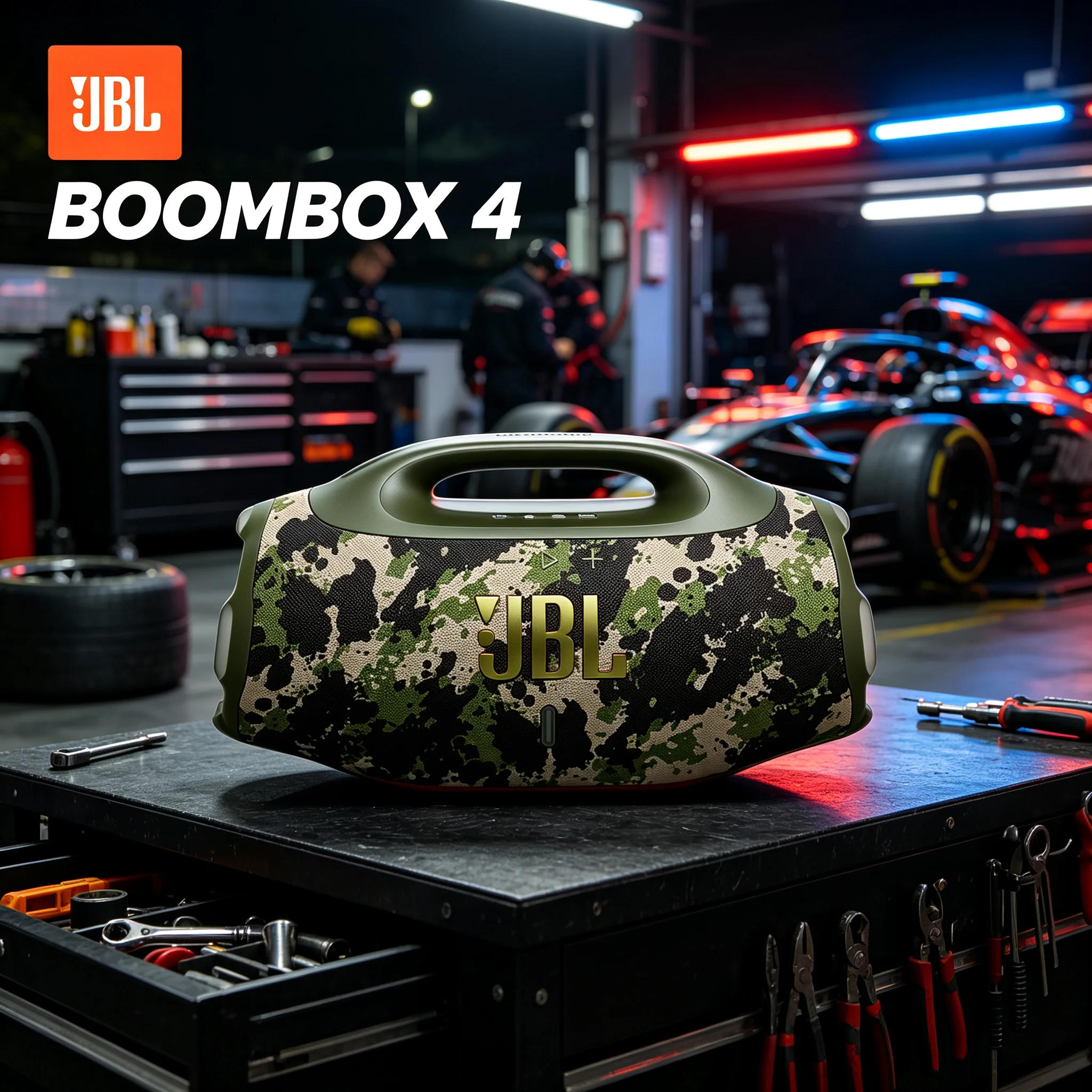 JBL Boombox 4 JBL Pro Sound Bluetooth Speaker Deep Bass Auracast Multi Link For Home Party Outdoor Music