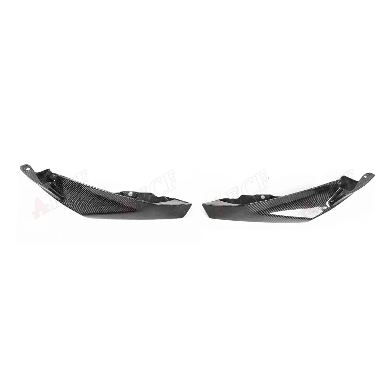 For BMW M3 G80 M4 G82 G83 Carbon Fiber Front Canard Splitter Air Vent Side Fins Winglet Car Flaps Apron Trim Body Kit