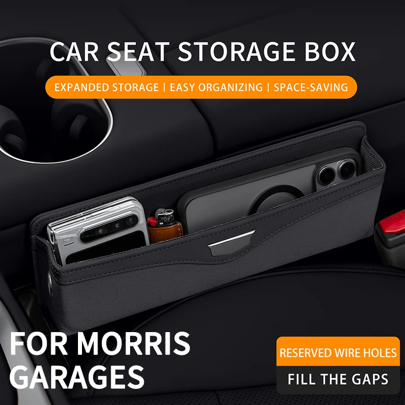 For Morris Garages MG ZS 7 6 5 3 Cyberster MG4 EV HS ZS RX5 RX8 Car Seat Gap Storage Box Exquisite Car Interior Accessories - view 5