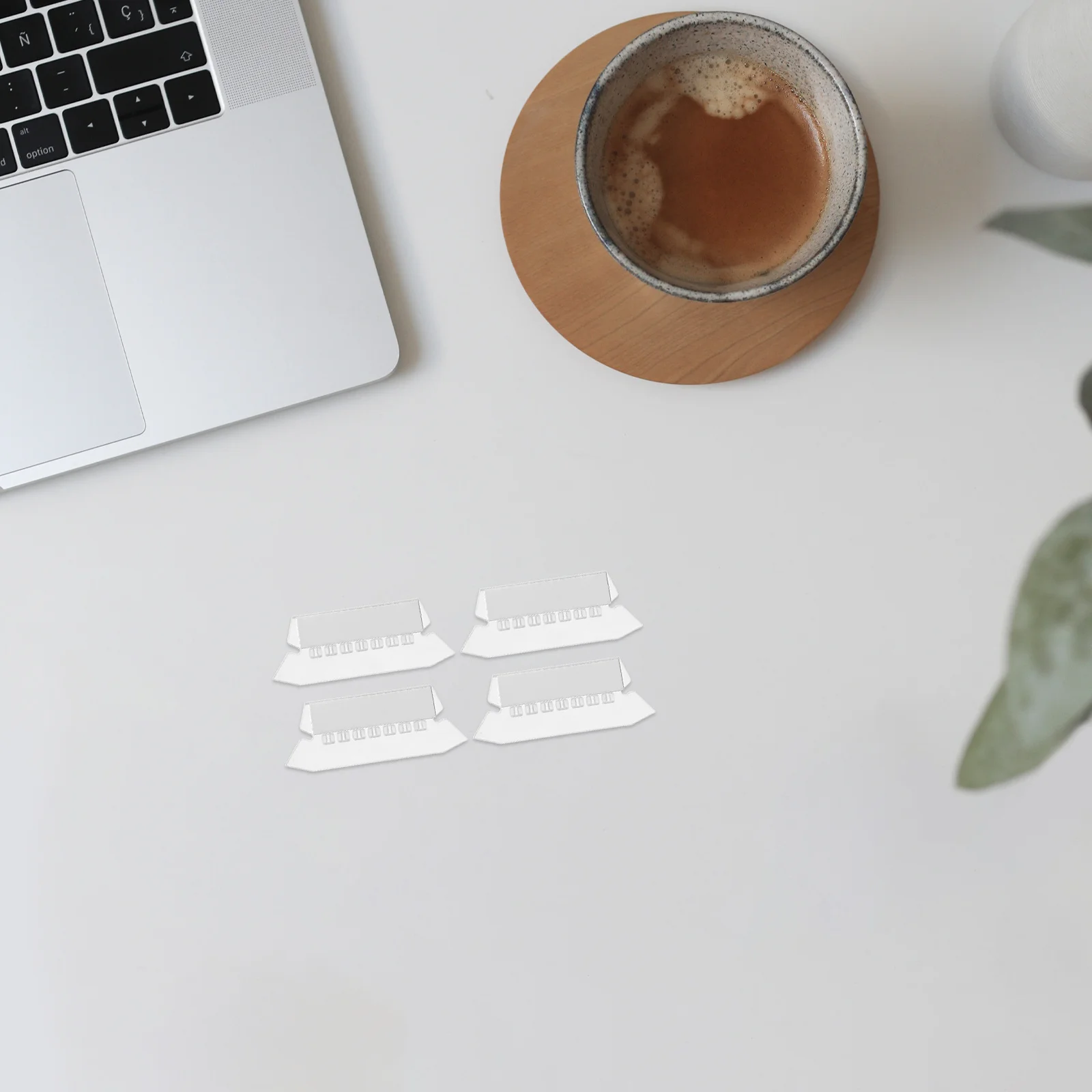 

100Pcs Hanging File Folder Tabs Clear Plastic Inserts Filing Folder Tab Labels Office Document Management Tool