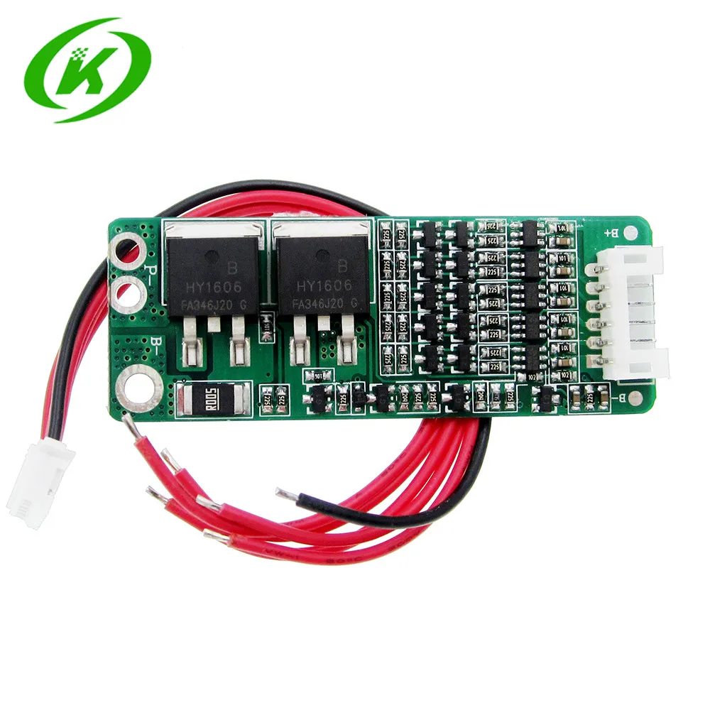 5S 15A Li-ion Lithium Battery BMS 18650 Charger Protection Board 18V 21V Cell Protection Circuit