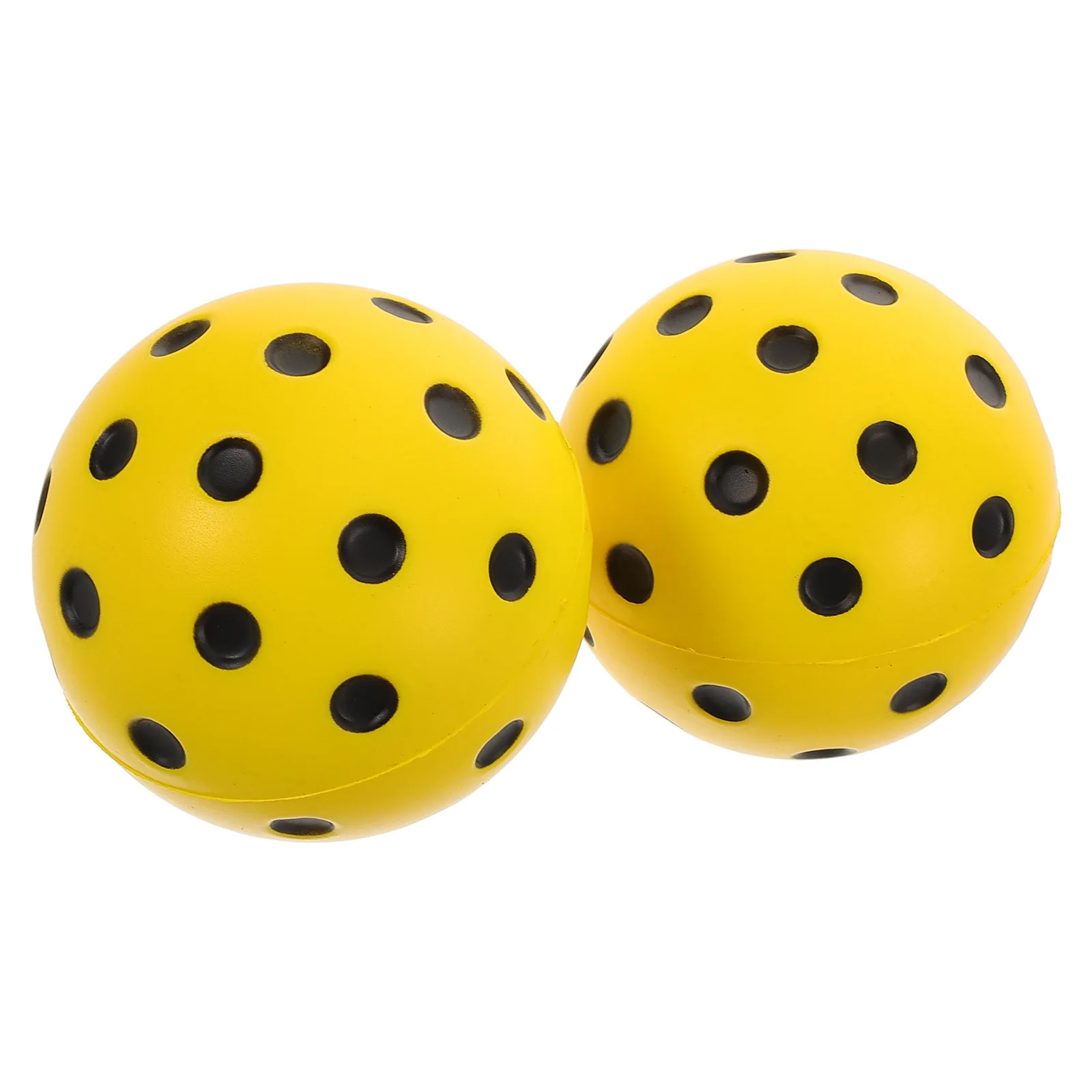 كرات ممارسة كرة البيسبول المتينة المكونة من قطعتين من كرات الإسفنج ذات التأثير المنخفض معدات ألعاب صغيرة للتدريب على نشاط الملعب الصامت