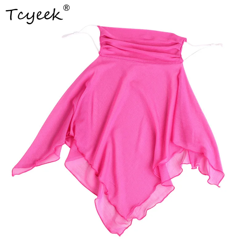 

Tcyeek, 100%Real Silk Mesh Sun-protective Scarf, Women Solid Color, Chic Breathable Daily Masks, 2024 Spring Summer A45721QM