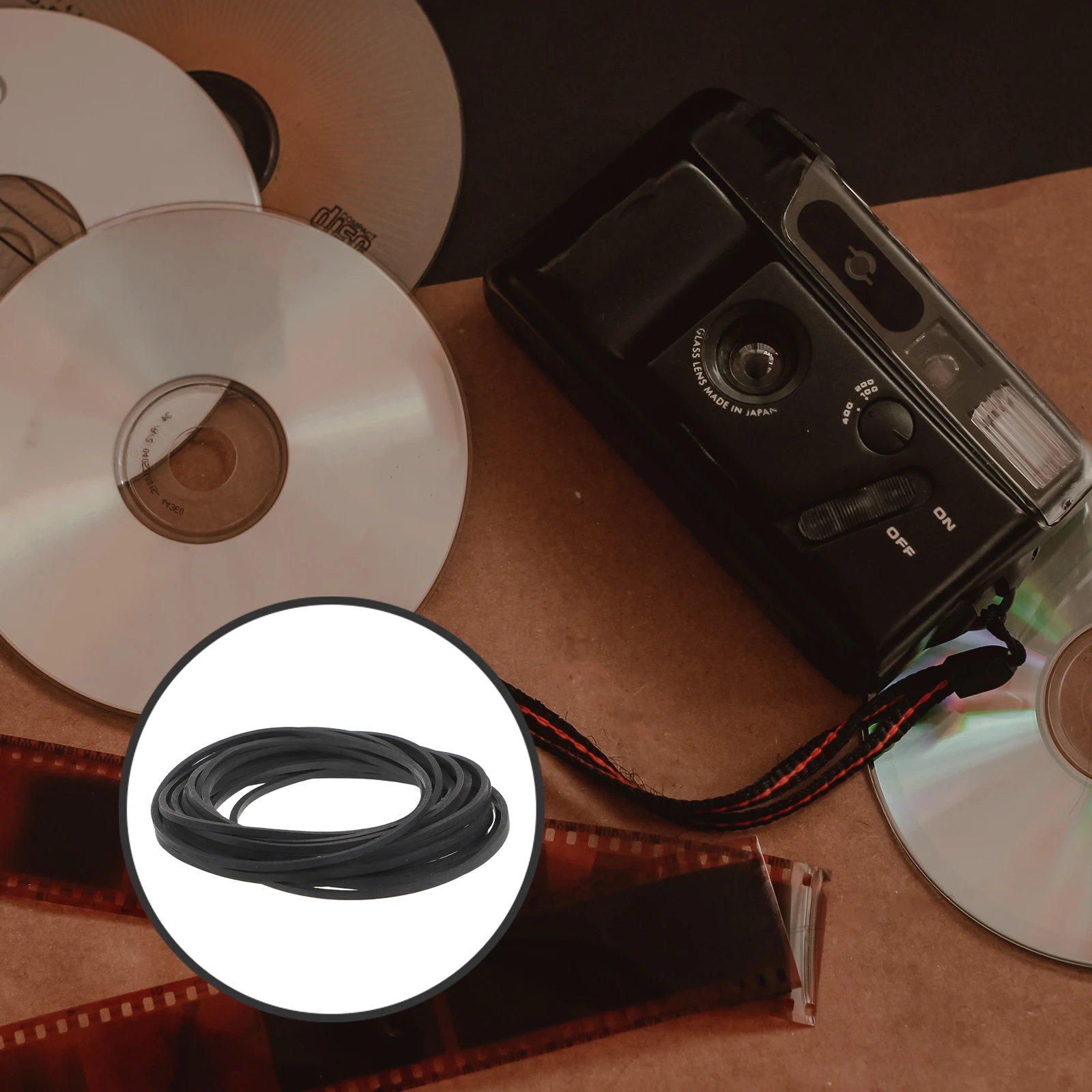 

20pcs Player 2Mm Rubber Replacement For Recorder Video Machine Dvd Drive Tape Deck Repair Cassette Deck Belts Rubber Cassette