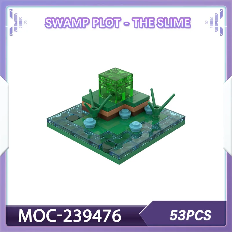 

Building blocks set Swamp Plot - The Slime Pixel bricks MOC-239476 Craft Game House Decoration Christmas gift