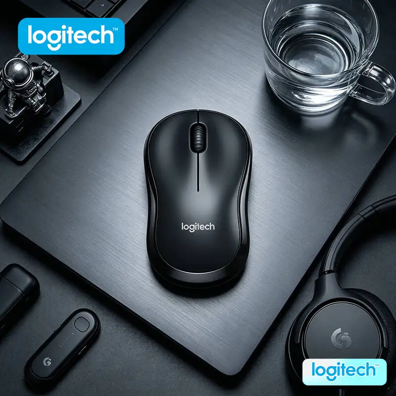 

Logitech M220 Silent Mouse 18-Month Long-Lasting Battery 2.4GHz Stable Connection Compact Portable Travel Office Accessory