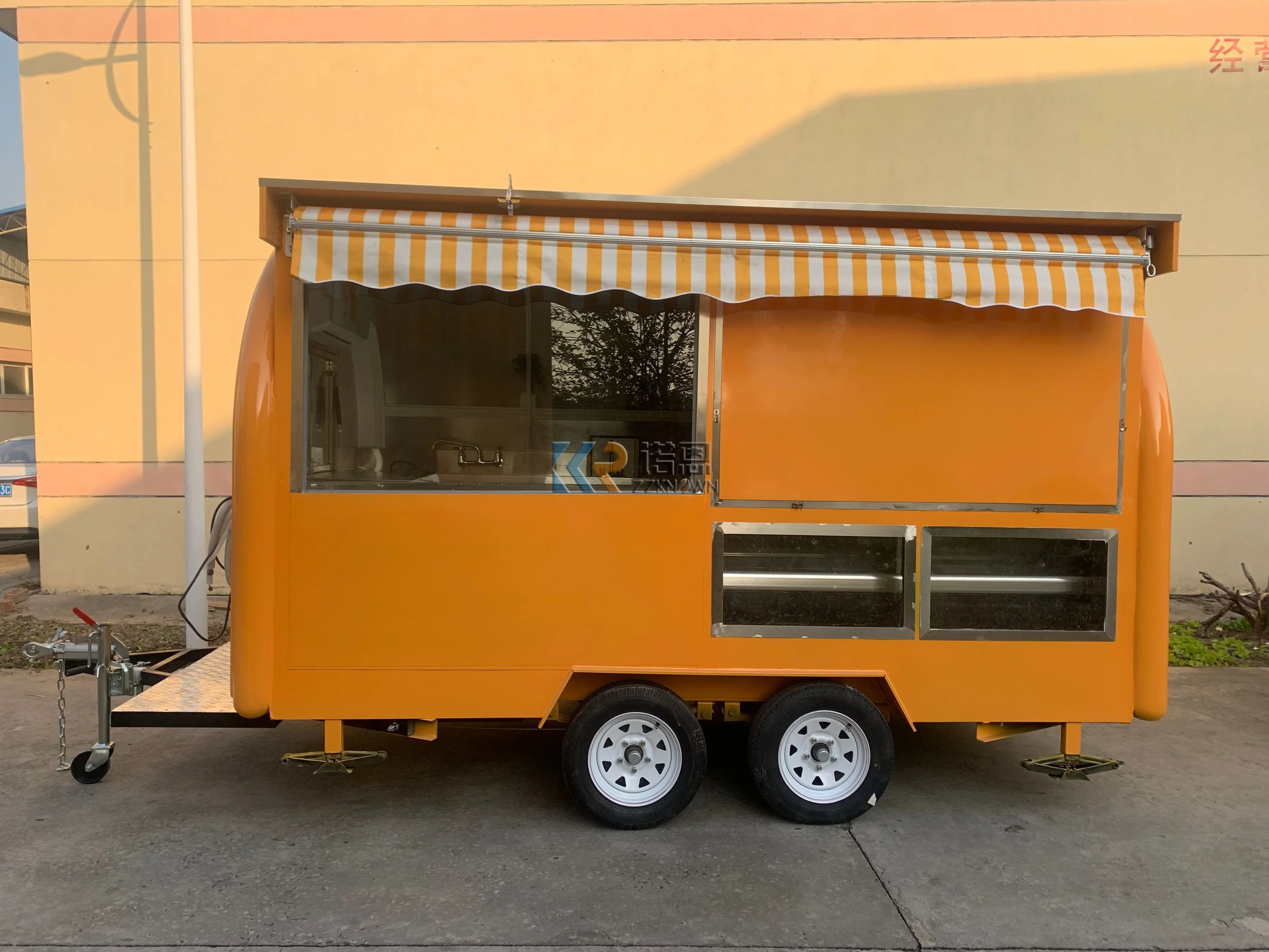 Remolque de comida de concesión, barra de café móvil, helado, freidora de conos de nieve, carrito de comida de Taco, camión de Pizza, Cater Van, autocaravana de Camping