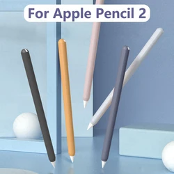 For Funda Apple Pencil 2 Case 2 Pack Ultra Thin Case Silicone Skin Cover Protective Cover iPad Pencil Case