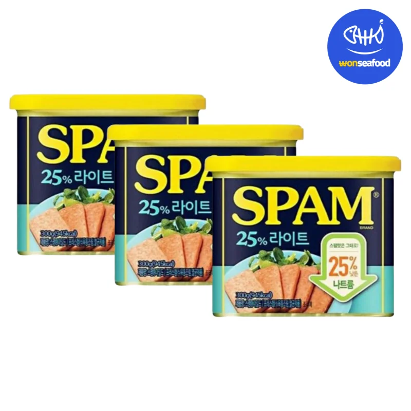 Cj Spam Light 300g X3Can / Sparm Classic Mild Ham أطباق جانبية بسيطة للطبخ والأرز المقلي