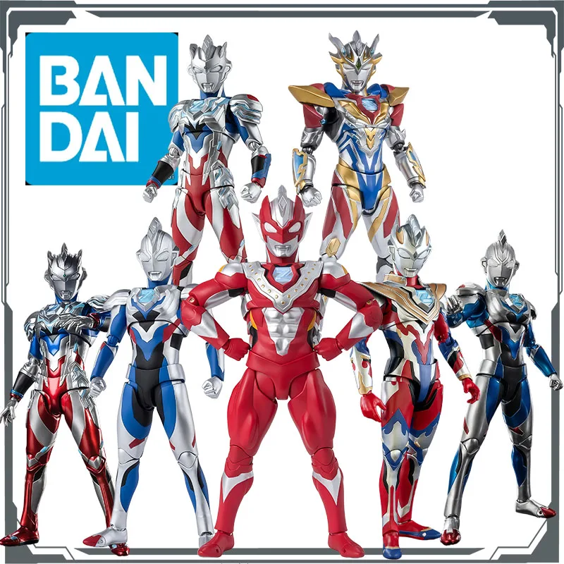 

Bandai Original S.H.Figuarts Ultraman Zett Anime Action Figures Toys For Boys Christmas Gift Collectible Model Ornaments