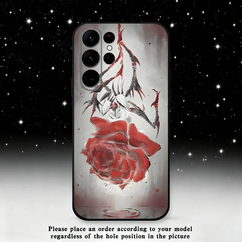 حافظة لهاتف سامسونج S25، S24 Ultra، S20، S30 plus، S22 plus، S23، S30 Ultra 5G من السيليكون الأسود