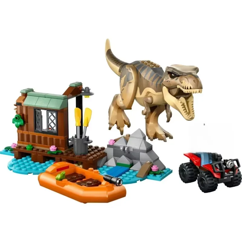 Compatibele sets van derden Dinosaur World Park Series bouwstenen 76949 Giganotosaurus Allosaurus speelgoed - afbeelding 1