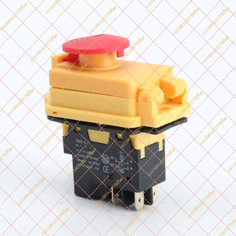 IP55 Waterproof Electromagnetic Push Button Switch, 4/5-Pin ON-OFF Momentary Reset with Cover, Replaces YCZ3-C KJD17B