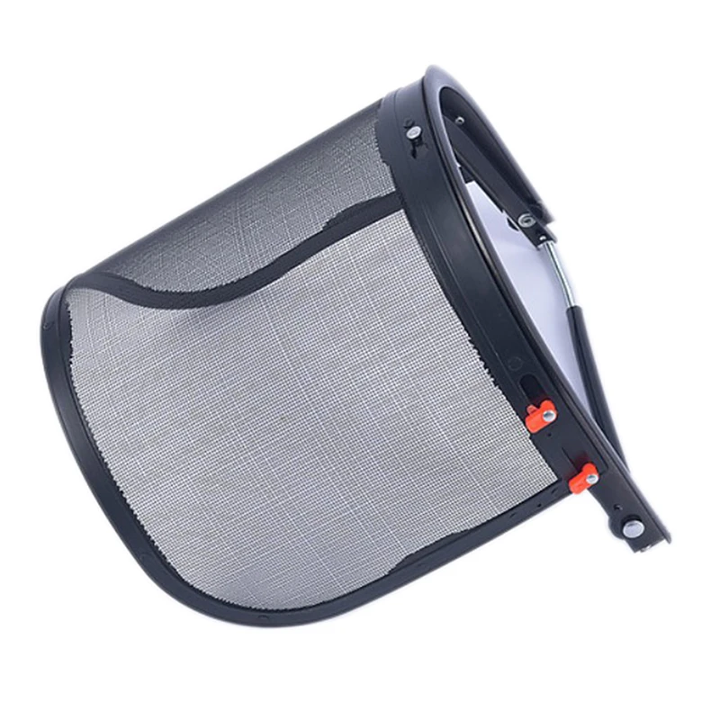 Garden Grass Trimmer Safety Helmet Hat With Full Face Mesh Visor Protection