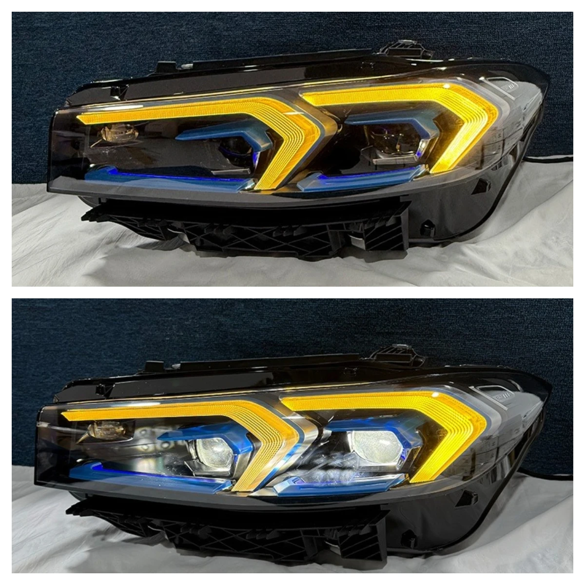 J ONE Auto Parts CSL Yellow DRL LED Module Set For BMW 3 Series G20 G21 2023-Up Car Light Accessories