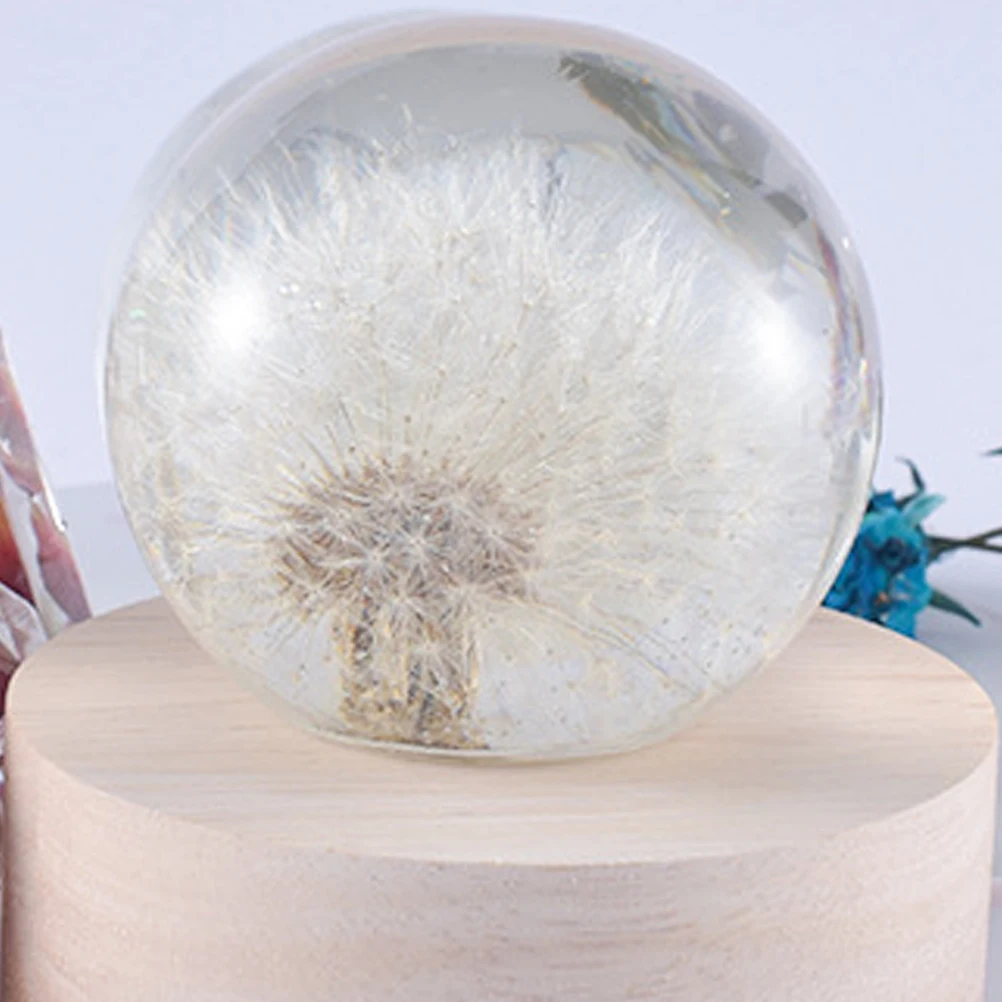 

1pc Ball Shape Silicone Mold Sphere Decorative Craft Diy Epoxy Resin Casting Molds Ornament Making Durable Flexible