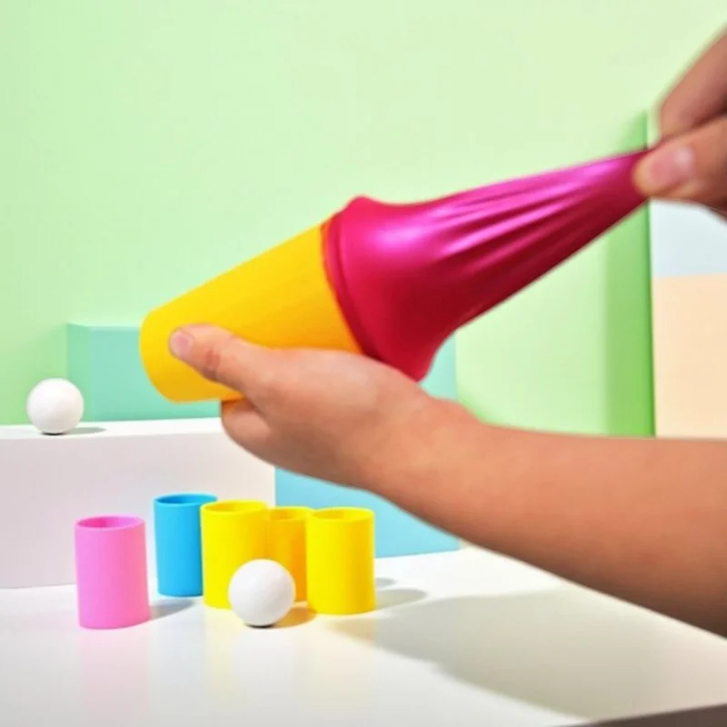 1 مجموعة مضحك اليدوية DIY بها بنفسك لعبة مدفع الهواء مواد تجربة العلوم الإبداعية طالب وسائل تعليمية الأطفال متعة الإنتاج هدية #1