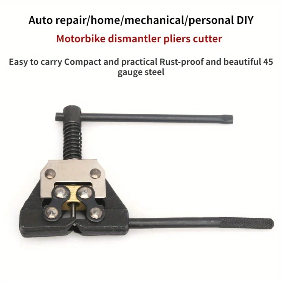 Roller Chain Breaker Motorcycle and Bicycle Chain Remover Pincer Cutoff Automotive Repair Tools