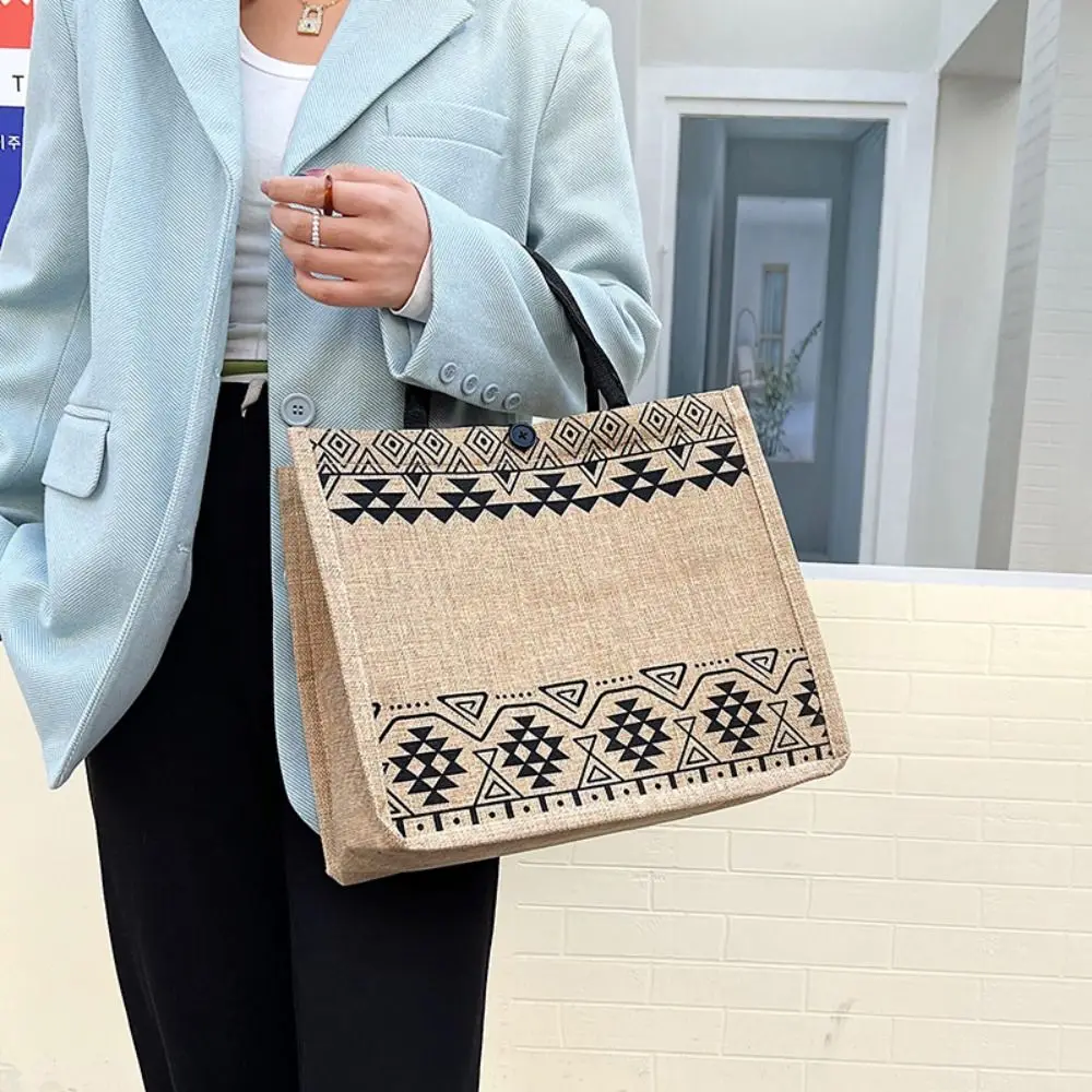 Koreańska torba Tote w stylu Casual, damska ramię torby ekologiczne kobiety poddają recyklingowi torba na zakupy