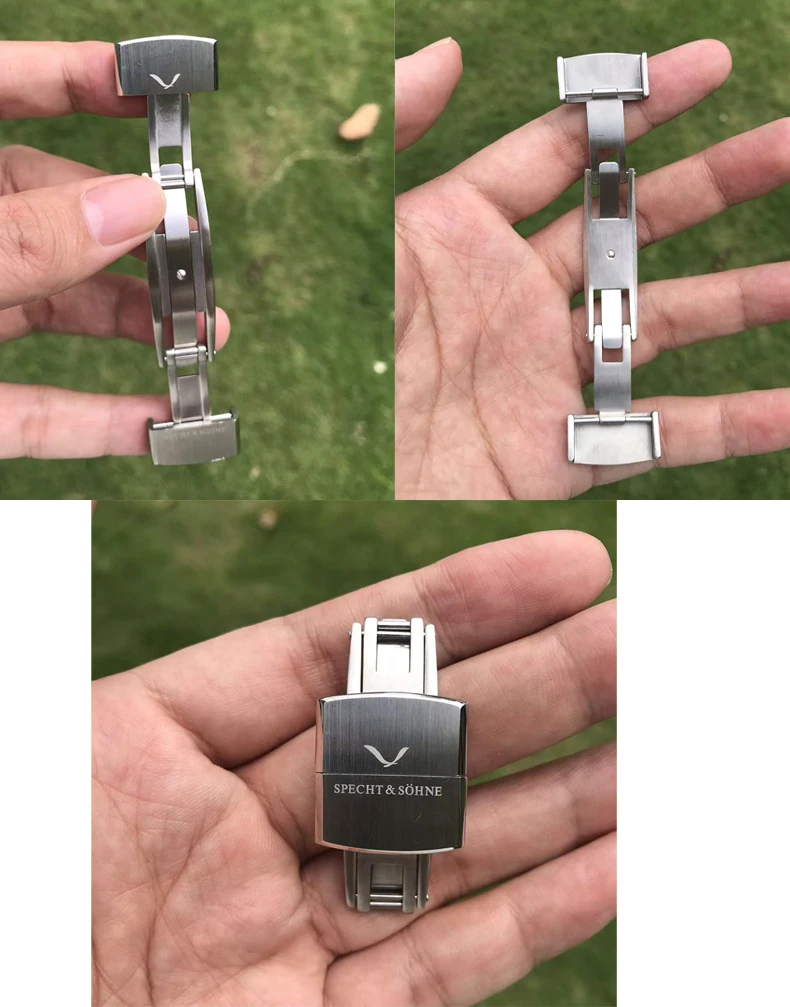 ساعة يد فاخرة جديدة Specht & Söhne Jump Hour ميكانيكية أوتوماتيكية للرجال ساعة يد من الفولاذ المقاوم للصدأ والكريستال الياقوت Reloj Hombre ﻿