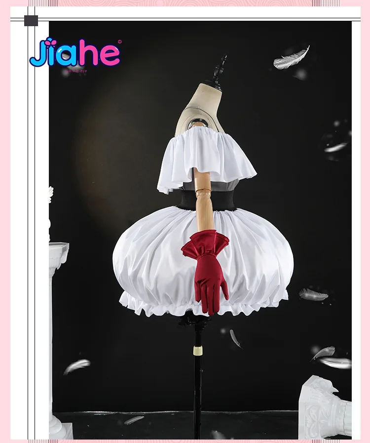 

OSHI NO KO 3 Hoshino Ai Arima Kana Cosplay Costume Halloween Party New Sweet Maid Uniform Lolita Dress Socks Prop Set