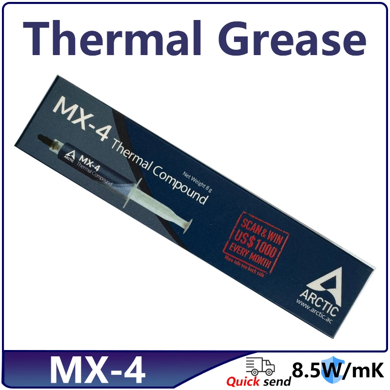 MX-4 8g New Thermal grease processor Thermal Compound Thermal paste CPU GPU Cooler Cooling Fan fluid Conductive Heatsink Plaster