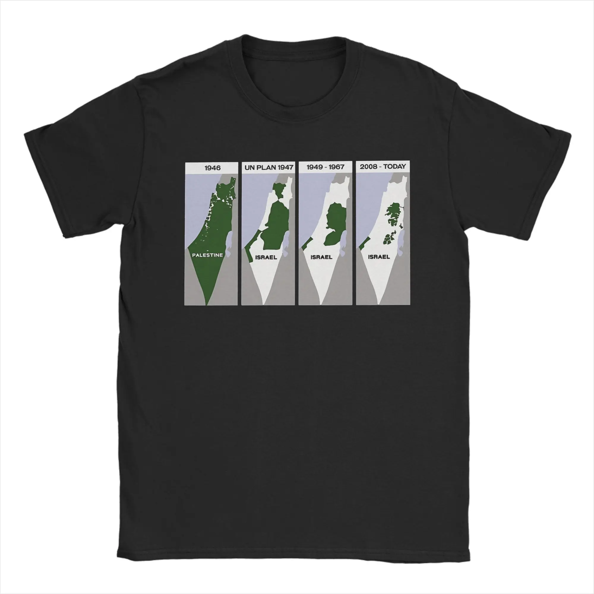 Occupied Palestined A Captured Landscape T Shirt  Fashion T Shirts Short-Sleeve Streetwear Tops Beach Cotton 4XL 5XL 6XL Tees