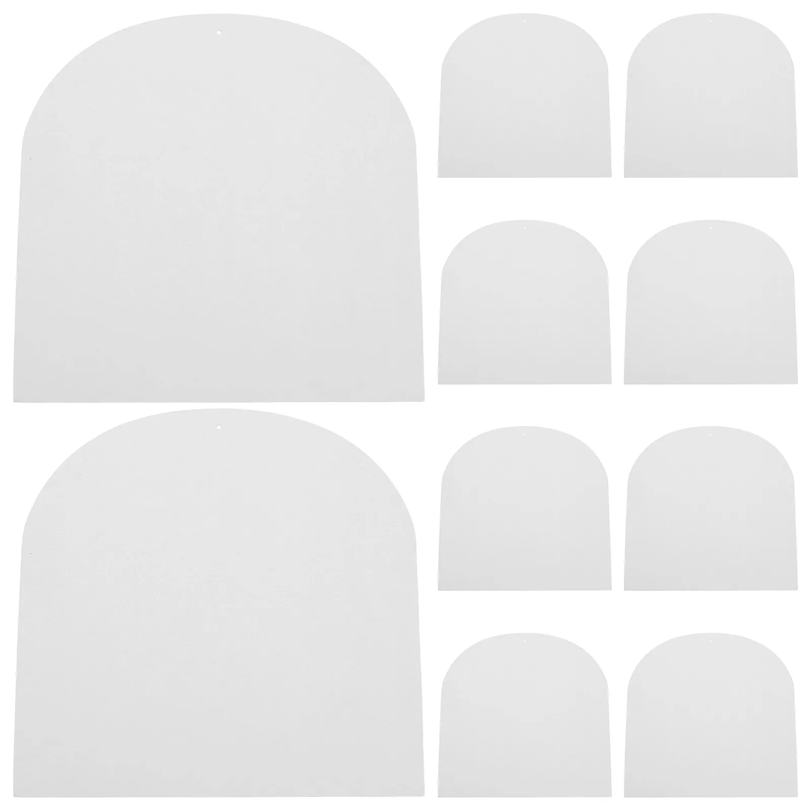 

50 шт. картонных вкладышей-фиксаторов для шапок: универсальные формователи для вязаных шапок, бейсболок и плоских кепок, укрепляющие и поддерживающие форму