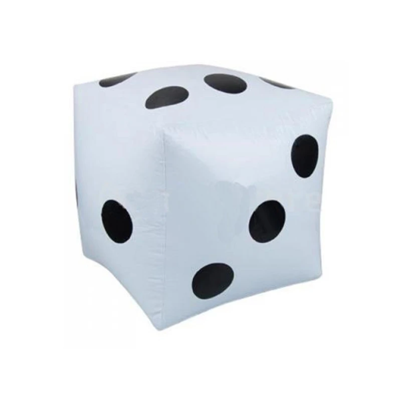 Inflatable Dices Air Inflated Toy Large Gaming Dices Inflatable Party Dices Toy for Indoor Outdoor Lawn Game Pool Party