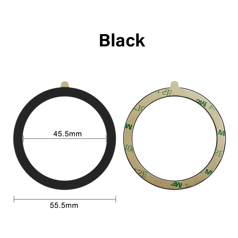 Universeller magnetischer Handy-Ring für Magsafe-Zubehör, Metallaufkleber, kabelloses Ladegerät, Eisenplatte, Blatt für iPhone 12, 13, 14 – Detail 14