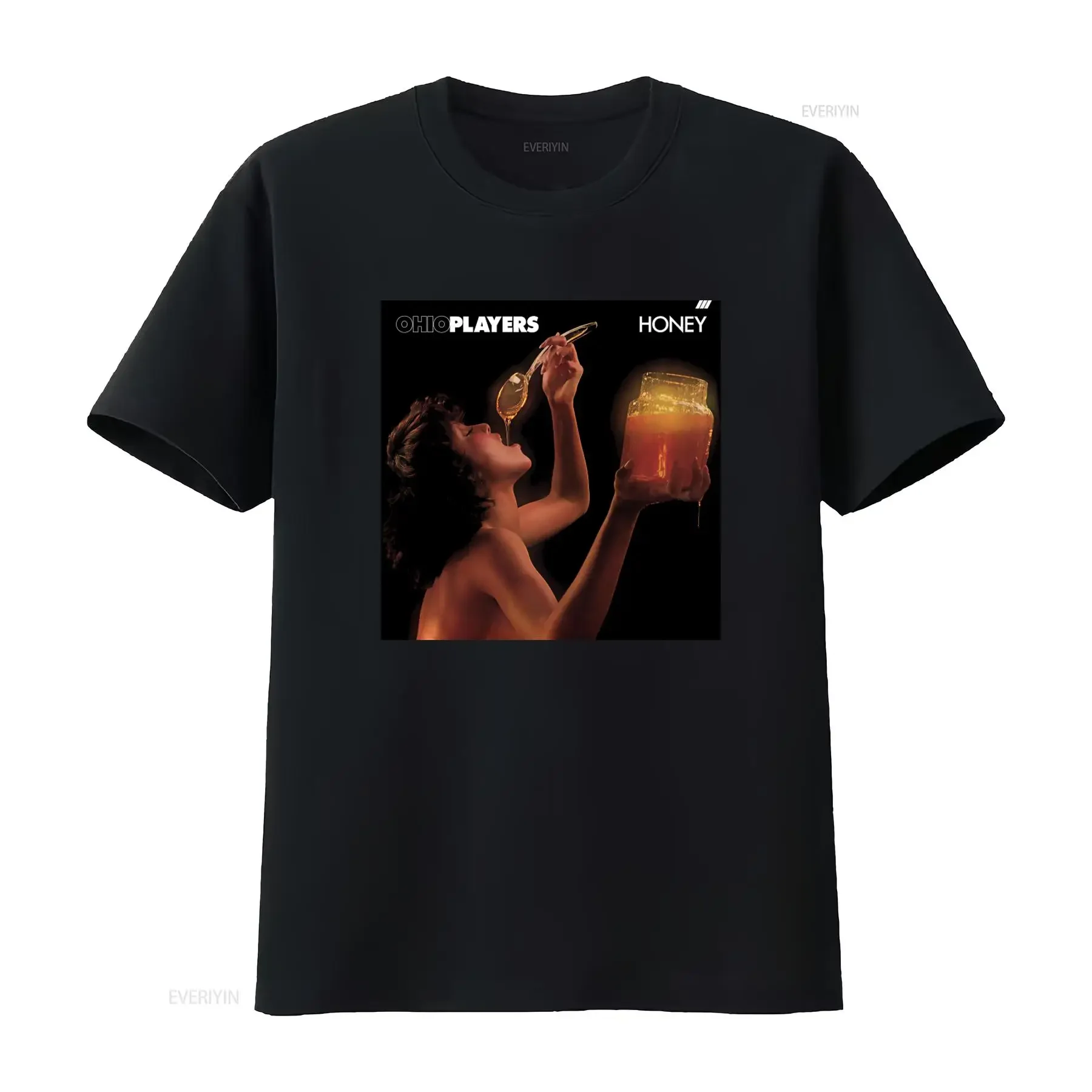 Ohio Players Honey Retro Style T Shirt Vintage Band Art Print for Music Lovers vintage Washed homme Comfortable