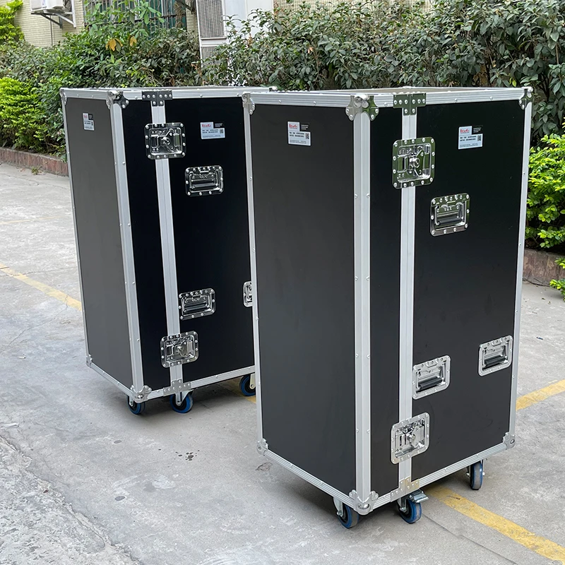 Black Tall 6 Drawers Road Case / Stage Studio Storage Case