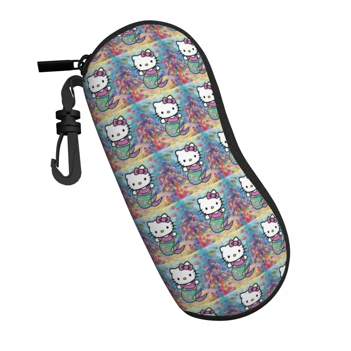 Hello Kitty Soft Shell Ultra-Light Eyewear Case - Scratch-Resistant and Space-Saving Glasses Bag for Outdoor Adventures