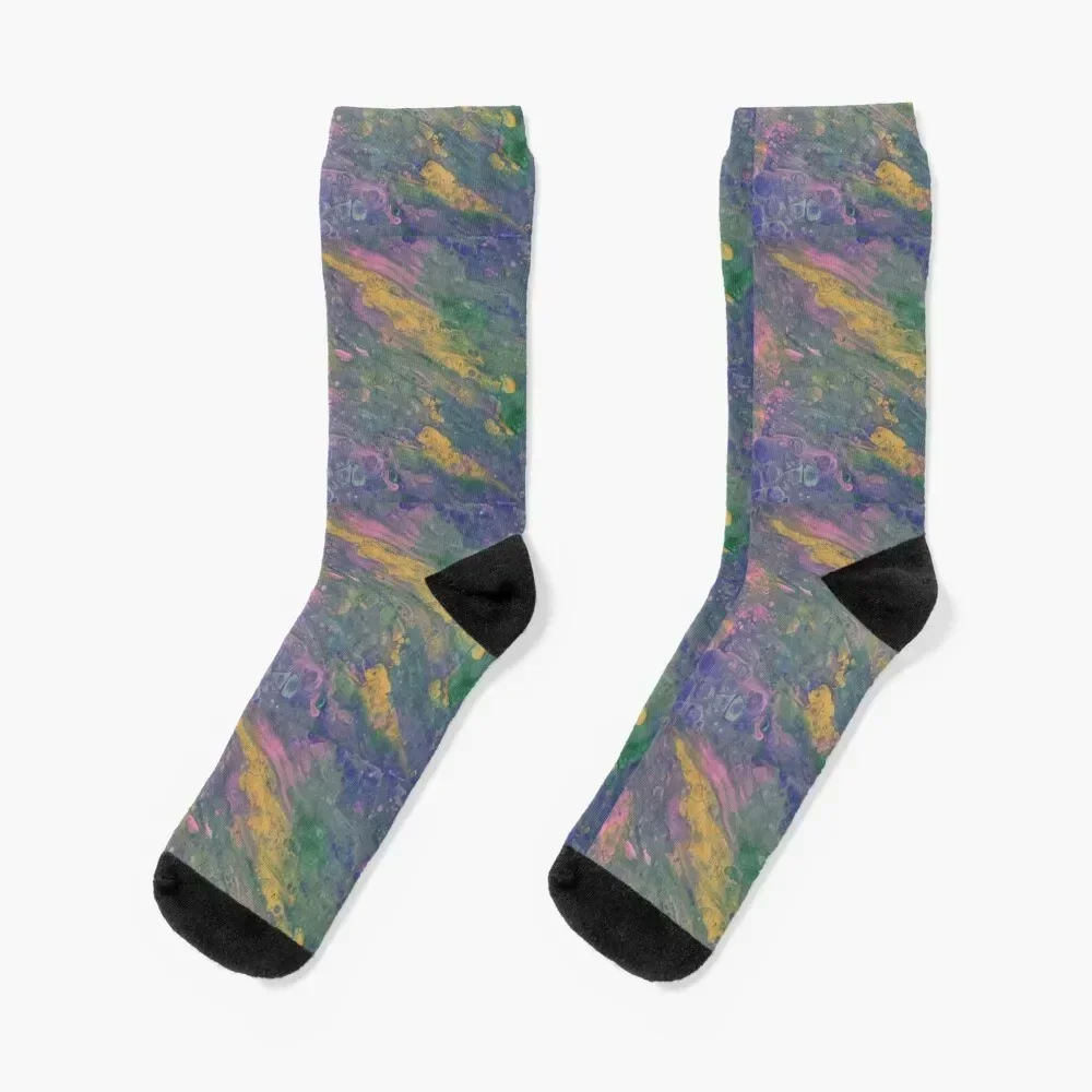 

Acrylic Paint Pour Socks Crossfit summer floor compression Men's Socks Luxury Women's
