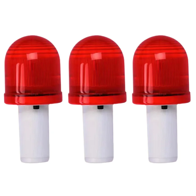 ABKO-Bright LED Road Hazard Skip Light Flashing Safety Cone Topper Warning Light Road Block Lamp Emergency Traffic Light