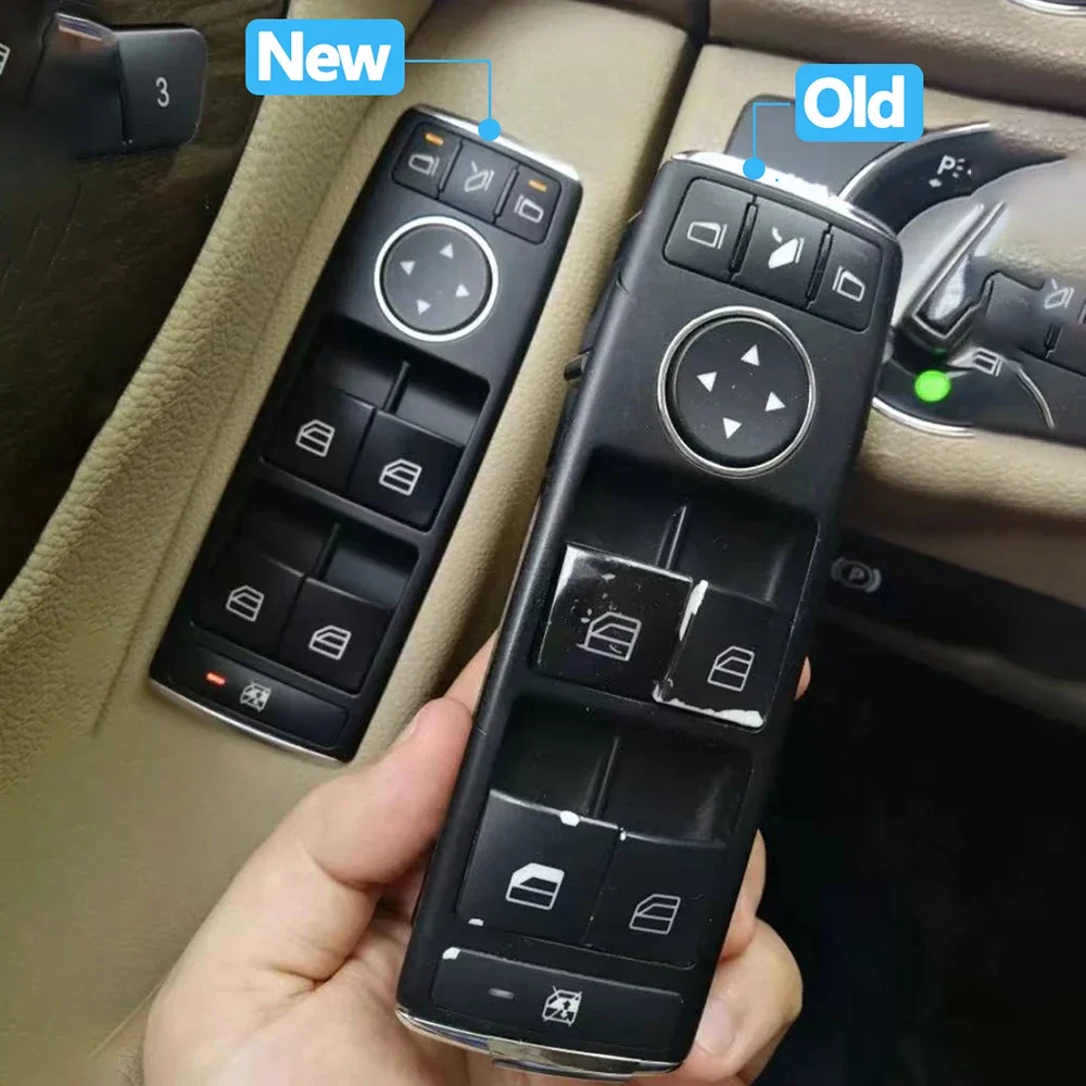 For Benz C E CLS Class W204 W207 W212 W218 C200 220 250 300 E200 260 GLK204 250 350 LHD RHD Power Window Regulator Switch Button view 4