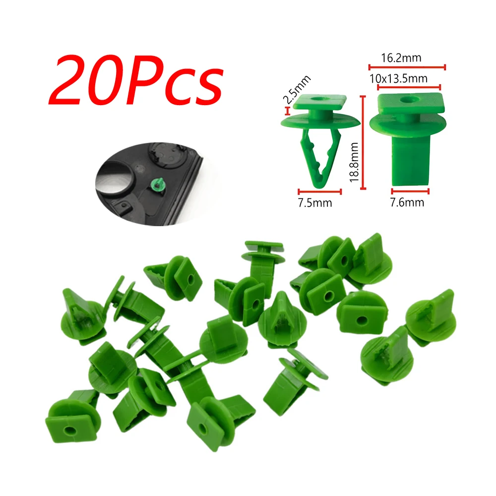 

Plastics clips Auto Trim Board Fasteners Car Plate Guard Windshield Plastic Fixed Clips For Honda Acura CRV Spirior Civic Accord