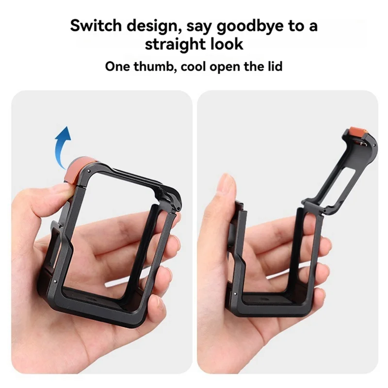 

New!Cage For Hero 13/12/11/10/9 Quick Release Case With Cold Shoe Aluminum ND CPL Filter Mount