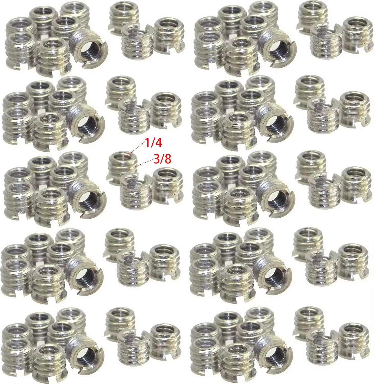 100pcs Tripod Monopods Converter Female 1/4