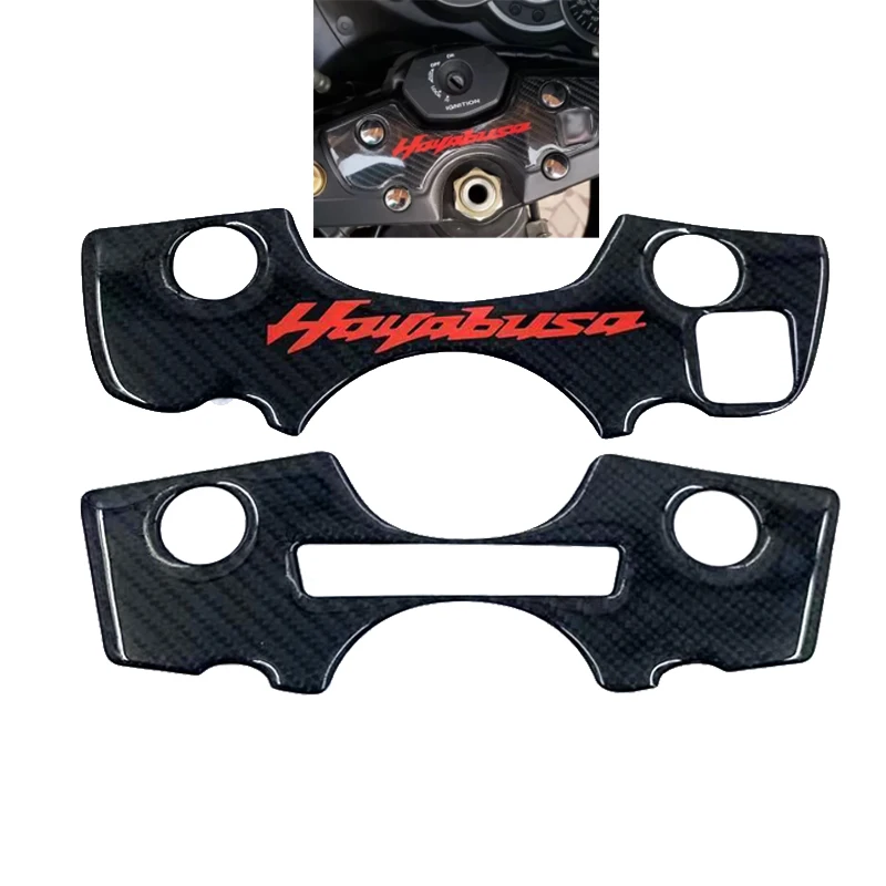 For Suzuki Hayabusa GSX1300R K8 K9 K10 L1 L2 Sticker Fuel Tank Pad Gas Cap Cover Triple Tree Top Clamp Decal Carbon Fiber