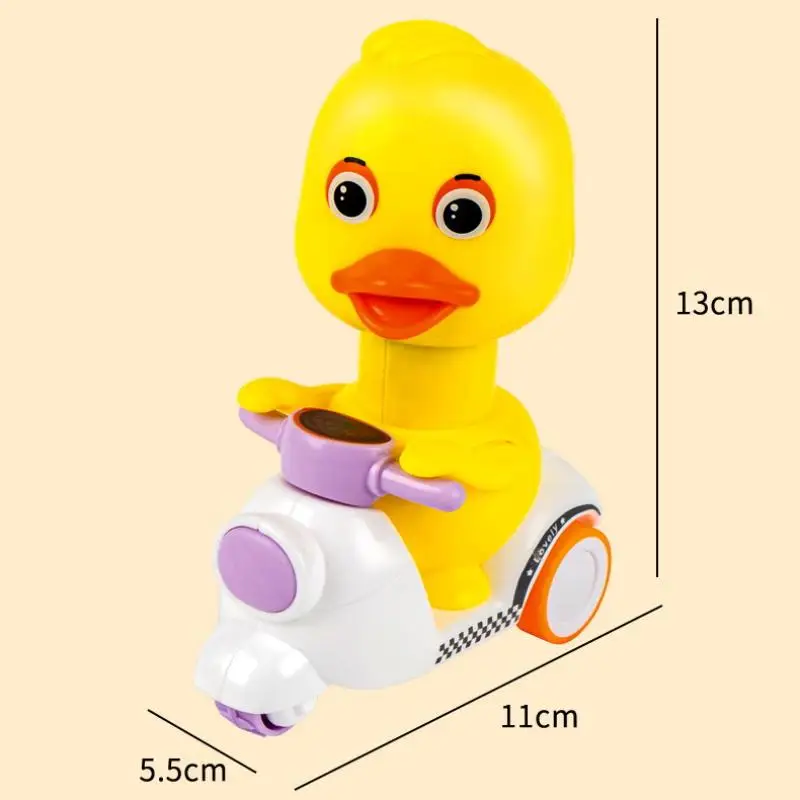 لعبة سيارة جديدة من قطعة واحدة مع راكب الحيوان؛ فقط اضغط على وإرجاعها؛ لا حاجة للبطارية، زميل لعب مثالي للأطفال.