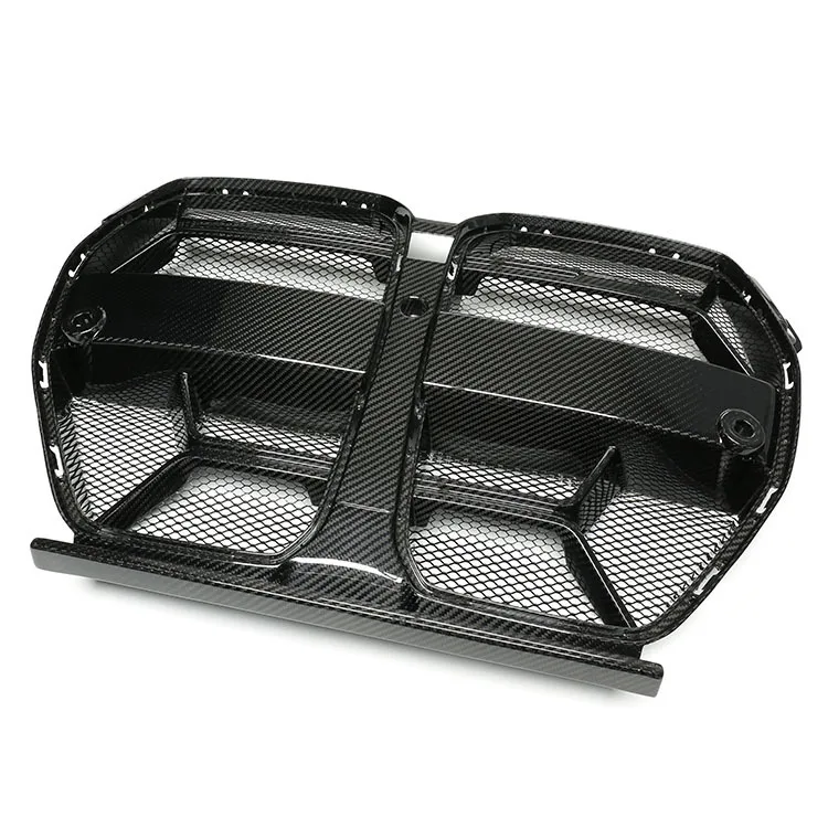 High Quality Real Dry carbon fiber mesh Csl V model intake grille insect screen suitable for BMW G80 M3/G82 G83 M4