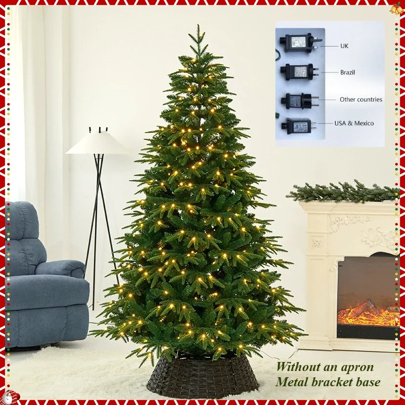 

Large Christmas Tree Pe+pvc Material Artificial Encryption Christmas Tree 120CM To 240CM New Year Christmas Family Decoration