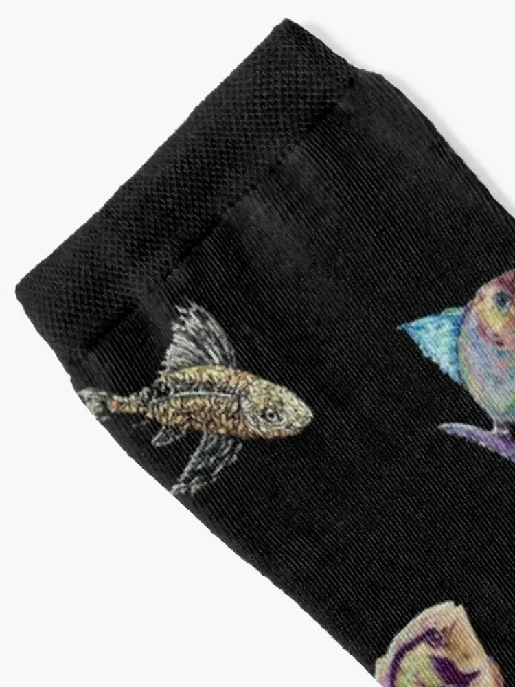 Nieves's Fish Menagerie Socks designer warm winter Socks Men Women's