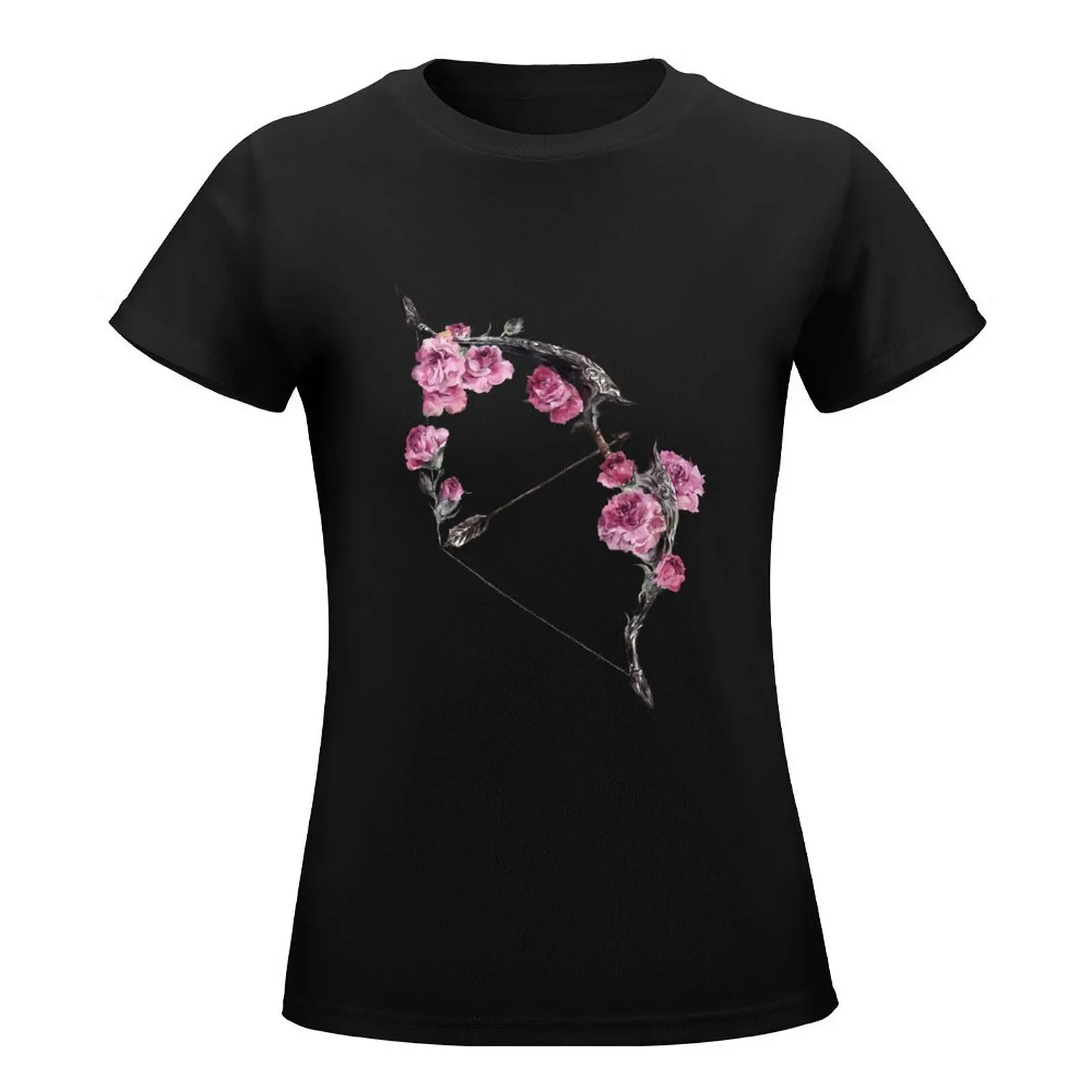 Sagittarius Carnation T-Shirt korean fashion tops cute tops animal print shirt for girls tshirts for Women