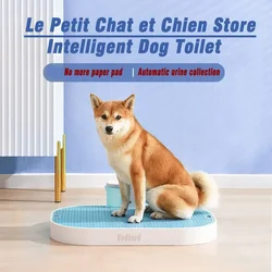 Toilette per cani intelligente per animali domestici vasino da interno vasino vassoio vasino con raccolta automatica delle Urine e niente più tampone di carta